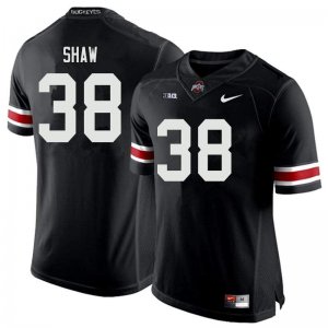 NCAA Ohio State Buckeyes Men's #38 Bryson Shaw Black Nike Football College Jersey SEG6845AP